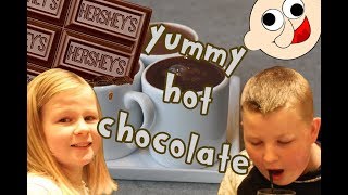 Perfect Nespresso Hot Chocolate using Hersheys Yum Yum treats [upl. by Kikelia]