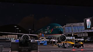 Hong Kong  Toronto  香港多倫多  Boeing 777300ER  CPDLC  VATSIM [upl. by Eibor]