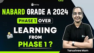 NABARD Grade A 2024 Phase 1 Exam Analysis  NABARD Phase 2 Preparation amp Strategy  EduTap Guidance [upl. by Darrow]