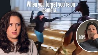 Horse Trainer Throws A Temper Tantrum amp ITS HILARIOUS [upl. by Collins]