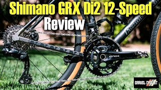 Shimano GRX Di2 2x 12Speed Review Benchmark Shifting [upl. by Atiuqal]