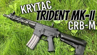 Krytac Trident MKII CRBM  BEST quotOUT OF THE BOXquot AIRSOFT AEG  Airsoft Unboxing amp Review [upl. by Ashraf]