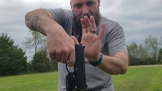 EDC loadout and dry fire drills with a Sig P250 [upl. by Yud]