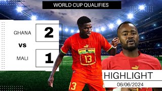 Ghana vs Mali 21  All goals amp Highlights  World Cup Qualifies  6th June 2024 fifaworldcup [upl. by Almeta468]