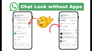 Lock amp Hide WhatsApp Chats Without Apps [upl. by Judsen167]