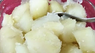 Quick Recipe  Misti Alur Morobba Sweet Potato Preserve 🥔🍽️ [upl. by Nanahs]