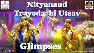 Nityanand Trayodashi Festival✨🤩  2024 iskcon festival  ISKCON Kathwada [upl. by Notserc]