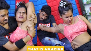 Girl Received Amazing Head Massage amp Hair Cracking  Relaxing Body Massage  Neck Cracking  ASMR [upl. by Elfreda]