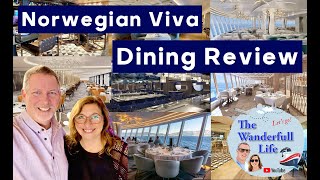 Our Review of Dining Aboard The New Norwegian Viva [upl. by Aenaj]