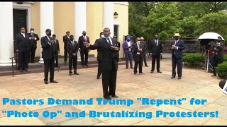 Pastors Call for Trump to quotRepentquot for Photo Op amp Brutalizing Protesters [upl. by Nauqel]