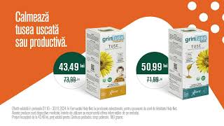 Farmaciile Help Net  Oferta GrinTuss  TVC 10quot [upl. by Greene]