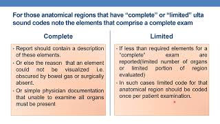 CPT CODING GUIDELINES FOR RADIOLOGY PART 2  Diagnostic Ultrasound of Abdomen and Retroperitoneum [upl. by Elwyn845]