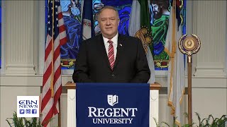 Mike Pompeo Speaks at Regent University Commencement Celebrating 2500 Graduates [upl. by Inalej13]