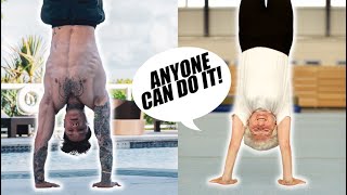 How To Handstand  ANYONE CAN DO THIS [upl. by Merrili]