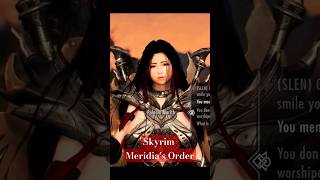 Skyrims Celestial Task Meridias Order Unearthed shorts shortsfeed gamingshorts skyrim battle [upl. by Wendye339]