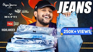 🔥 5 BEST MYNTRA JEANSDENIMPANTS FOR MEN 🔥 BootcutRegularSlim Fit Jeans Haul 2023  ONE CHANCE [upl. by Karlyn]