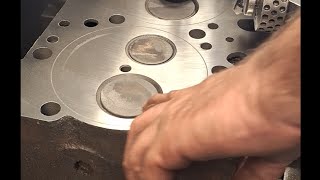 Machine Shop Works Resurface Valve Grinding Honing [upl. by Bruner]