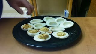 Deviled Eggs with Michaels Home Cooking [upl. by Enelyw]