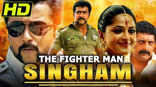 The Fighterman Singham Singam South Action Hindi Dubbed Movie Suriya Anushka Shetty Prakash Raj [upl. by Jordana]