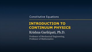 Constitutive Equations — Lesson 2 [upl. by Ennoirb79]