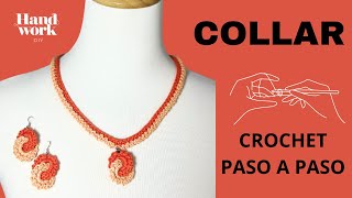 Cómo hacer COLLARES a CROCHET ¡Paso a paso [upl. by Morty]