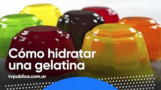 Cómo hidratar una gelatina  Cocineras y cocineros argentinos [upl. by Yrad]