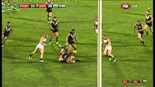 Captains goal from Travis Boak  AFL [upl. by Viola]