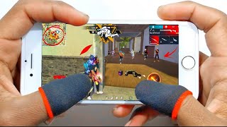 Iphone 6 Free Fire Gameplay ⚙️Settings Free Fire max HUDDPI MACRO 1 gb ram [upl. by Lombard850]