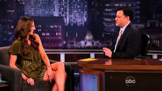 Stana Katic on Jimmy Kimmel 2010 Rus Sub [upl. by Oyam662]