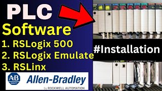 how to Install Allen Bradley PLC programming software  how to download RS logix500 software [upl. by Eustashe663]