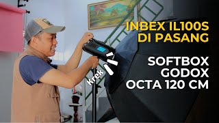 INBEX IL100S DIPASANG SOFTBOX OCTA 120CM [upl. by Frey599]