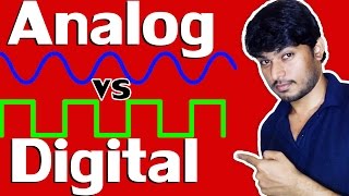 Analog vs Digital  Explained in Hindi [upl. by Anneuq]