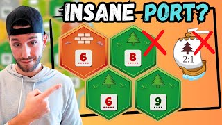 I LOVE Catan REVENGE  Top 3 Ranked Wood Port Gameplay [upl. by Roshan]