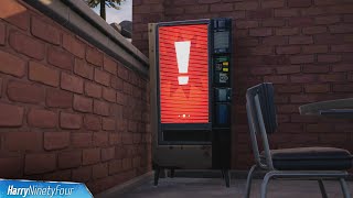 Purchase a Random Item From a Malfunctioning Vending Machine Location  Fortnite [upl. by Ariay]