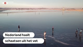 SCHAATSEN Nederland haalt de schaatsen uit het vet [upl. by Mellisa]