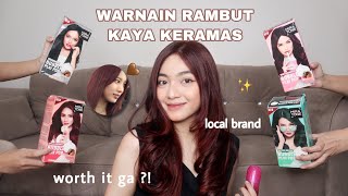 TUTORIAL WARNAIN RAMBUT CEPAT MUDAH DAN MURAH TANPA BLEACHING  Miratone Bubble Play Pop [upl. by Silma]