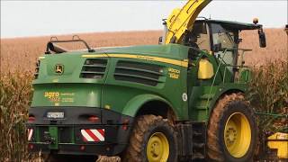 John Deere 8800i  Maisernte 2017 [upl. by Ianej]