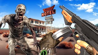 ZOMBIE HORDE AT A MOTEL  Arizona Sunshine 2 Gameplay [upl. by Travis961]