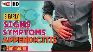 8 Early Signs of Appendicitis [upl. by Aiekat]