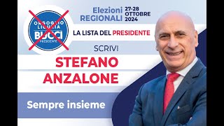 Stefano Anzalone Candidato Consigliere Regionale [upl. by Arda]