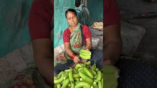 🍌Banana சிப்ஸ்  எப்படி செய்றாங்கன்னு பாருங்க⁉️😱  Banana🍟Chips banana chips making shorts [upl. by Anawot]