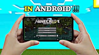 Play Minecraft Java In Mobile [upl. by Hestia]