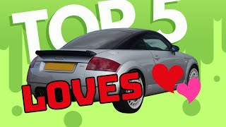 Top 5 Things I Love About My Audi TT Mk1 [upl. by Kalvn]