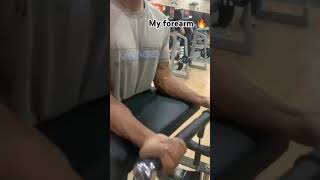 My forearm 😀workout ✅✅ fitness forearms workout motivation viralreels youtubeshorts [upl. by Griffis]