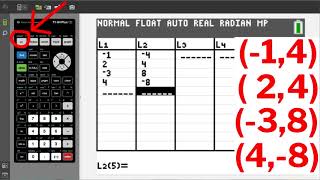 TI84 Plus CE Plotting and Graphing Points [upl. by Sofer855]