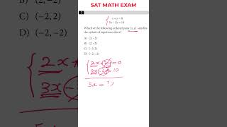 SAT Math Exam  No Calculator  Test 2  Official  Question 2 [upl. by Annaek]