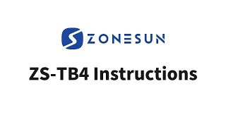 Zonesun ZSTB4 Instructions [upl. by Ydniahs551]