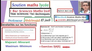 Généralités sur les fonctions 1bacSMMonotonie de la composée de deux fonctions gof1bac sciences [upl. by Iverson]