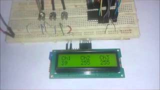 Interfacing ADC0808 with 8051 Microcontroller [upl. by Oirasan]