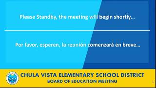 9112024  English  Chula Vista Elementary School District Board Meeting [upl. by Verla]